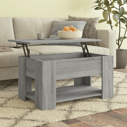 Salongbord Sofabord Sonoma Grå 79x49x41 cm