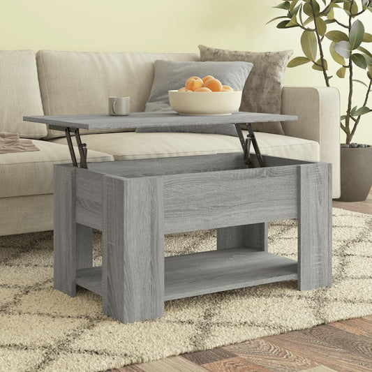 Salongbord Sofabord Sonoma Grå 79x49x41 cm
