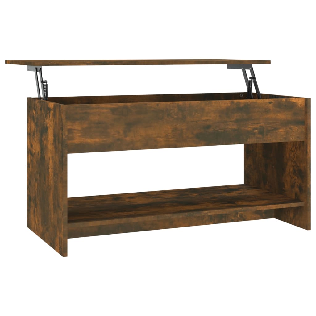Salongbord Sofabord Røkt Eik 102x50x52,5 cm