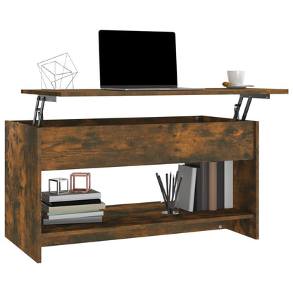 Salongbord Sofabord Røkt Eik 102x50x52,5 cm