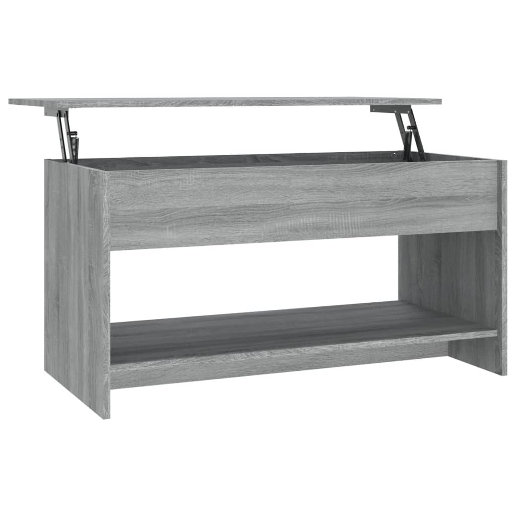 Salongbord Sofabord Sonoma Grå 102x50x52,5 cm
