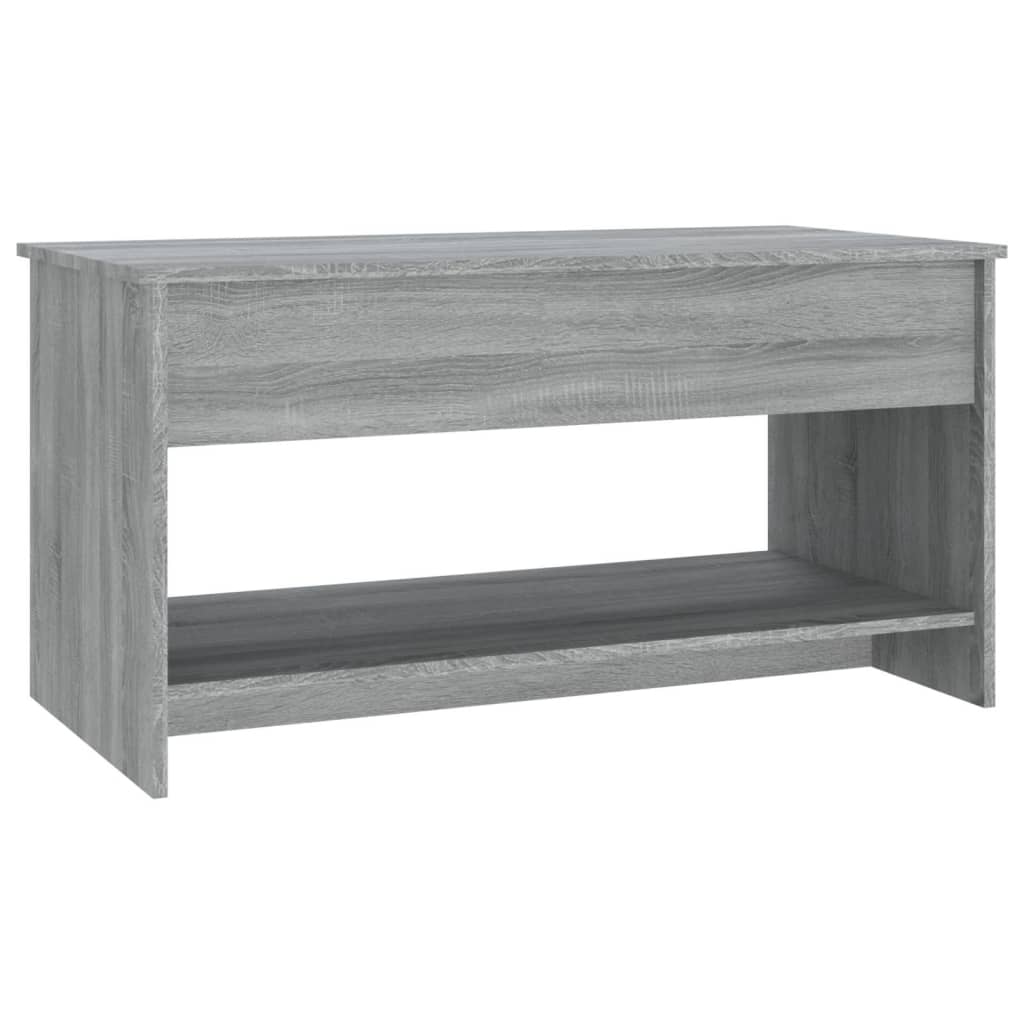 Salongbord Sofabord Sonoma Grå 102x50x52,5 cm