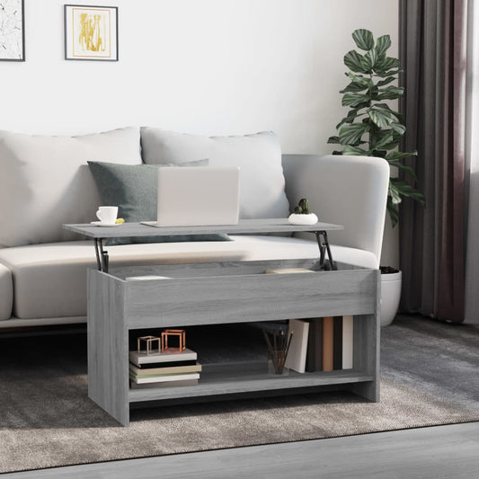 Salongbord Sofabord Sonoma Grå 102x50x52,5 cm