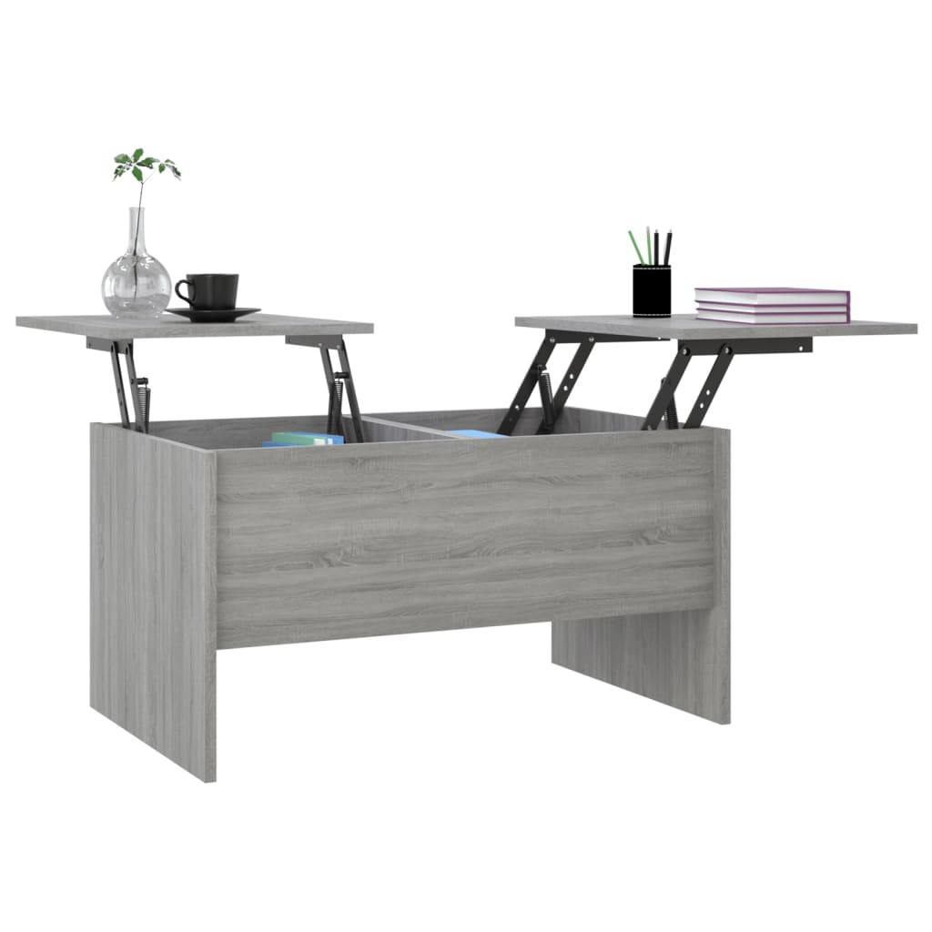 Salongbord Sofabord Sonoma Grå 80x50x42,5 cm