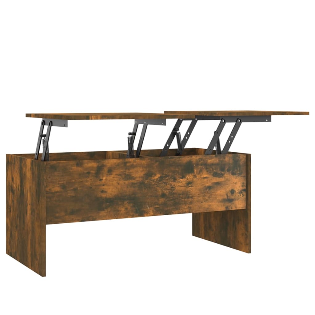 Salongbord Sofabord Røkt Eik 102x50,5x46,5 cm