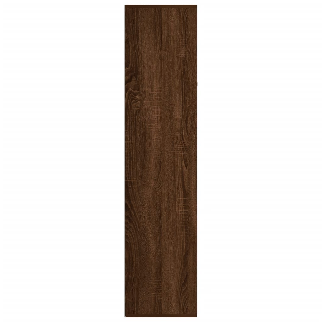 Bokhylle Brun Eik 66x30x130 cm