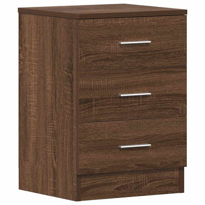 Nattbord Sengbord Brun Eik 38x35x56 cm