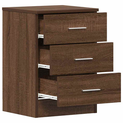 Nattbord Sengbord Brun Eik 38x35x56 cm