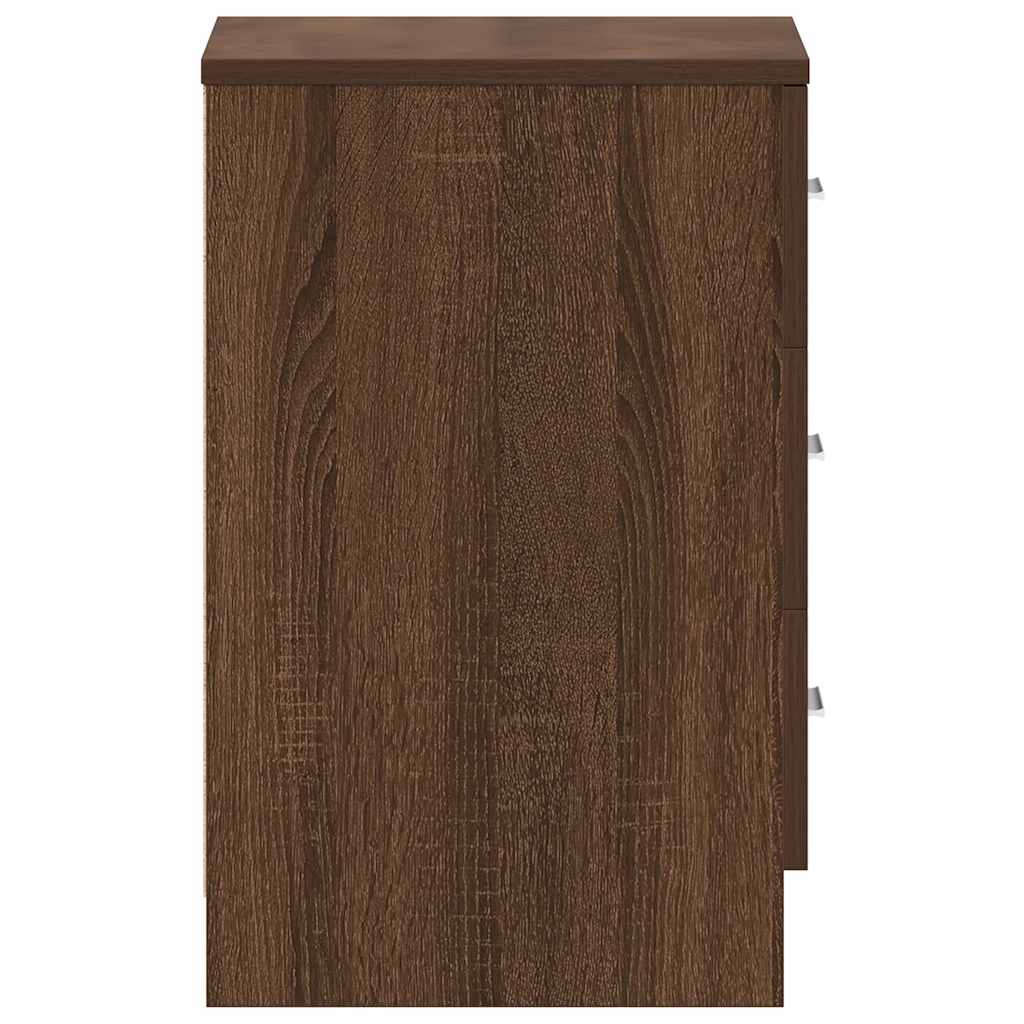 Nattbord Sengbord Brun Eik 38x35x56 cm