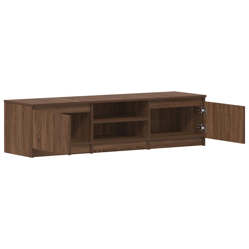 TV-Møbel Brun Eik TV-benk 140x40x35,5 cm