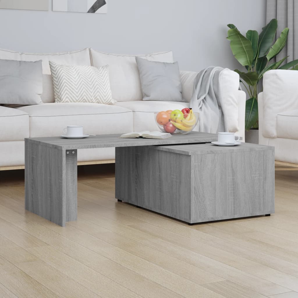 Salongbord Sofabord Sonoma Grå 150x50x35 cm