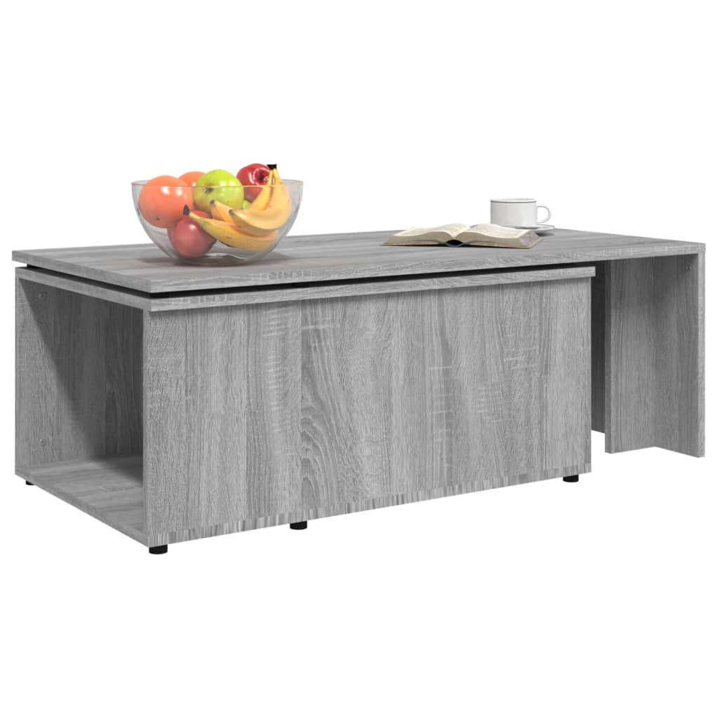 Salongbord Sofabord Sonoma Grå 150x50x35 cm