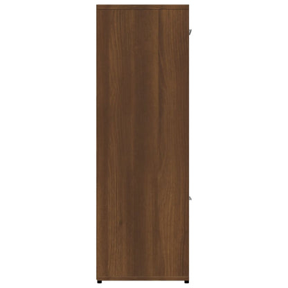 Bokhylle Brun Eik 90x30x90 cm