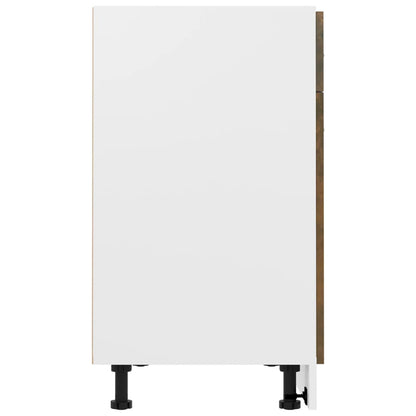 Kjøkkeninnredning Underskap Røkt Eik 80x46x81,5 cm med skuff