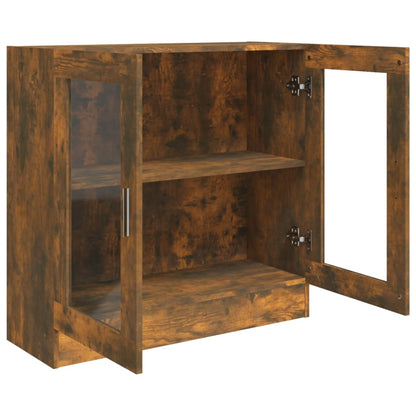 Vitrineskap Røyk Eik 82,5x30,5x80 cm