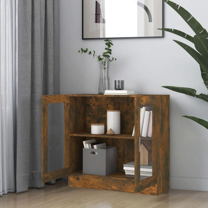 Vitrineskap Røyk Eik 82,5x30,5x80 cm