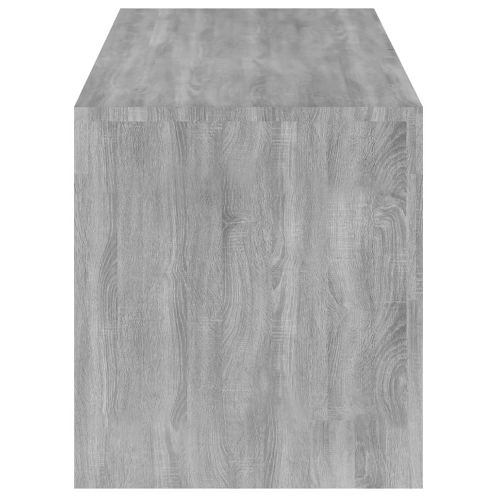 TV-Møbel Sonoma Grå TV-benk med LED-lys 120x35x40 cm