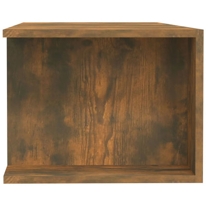 TV-Møbel Røkt EikTV-benk med LED-lys 135x39x30 cm