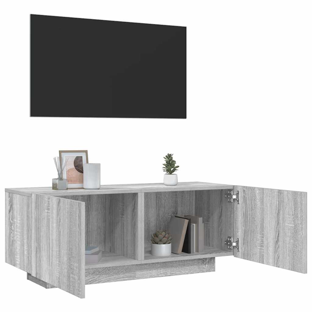 TV-Møbel Sonoma Grå Tv-benk 100x35x40 cm