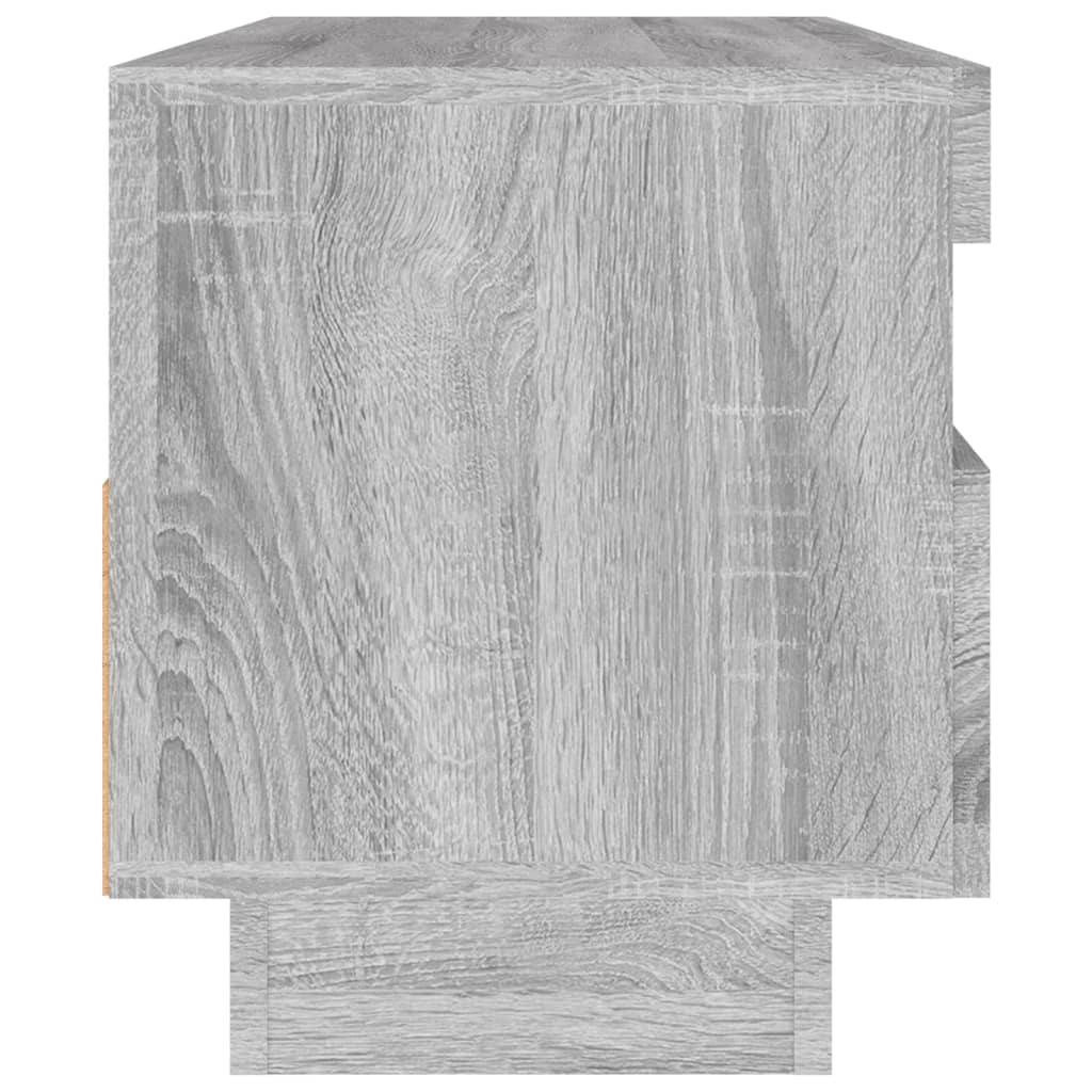 TV-Møbel Sonoma Grå TV-benk med LED-lys 100x35x40 cm