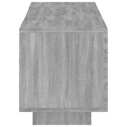 TV-Møbel Sonoma Grå TV-benk med LED-lys 160x35x40 cm