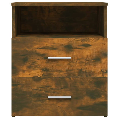 Nattbord 2 stk røkt eik 50x32x60 cm