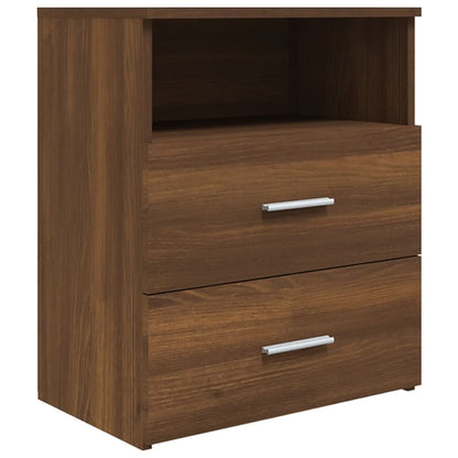 Nattbord Sengbord Brun Eik 50x32x60 cm