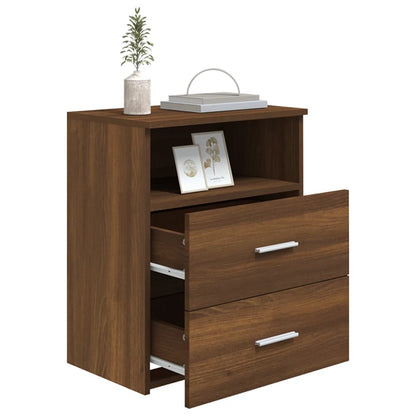 Nattbord Sengbord Brun Eik 50x32x60 cm