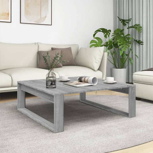 Salongbord Sofabord Sonoma Grå 100x100x35 cm