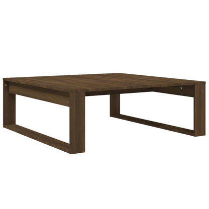 Salongbord Sofabord Brun Eik 100x100x35 cm