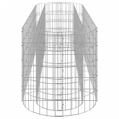 Gabion høybed galvanisert jern 190x50x50 cm