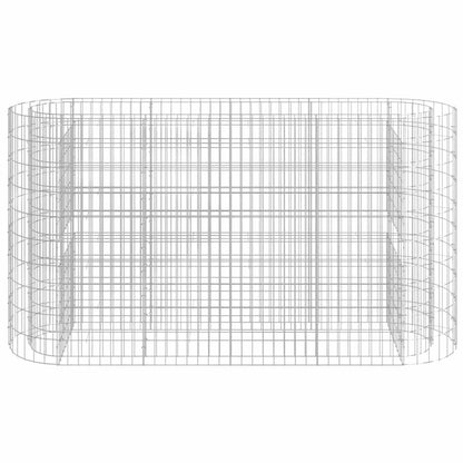 Gabion høybed galvanisert jern 190x50x100 cm
