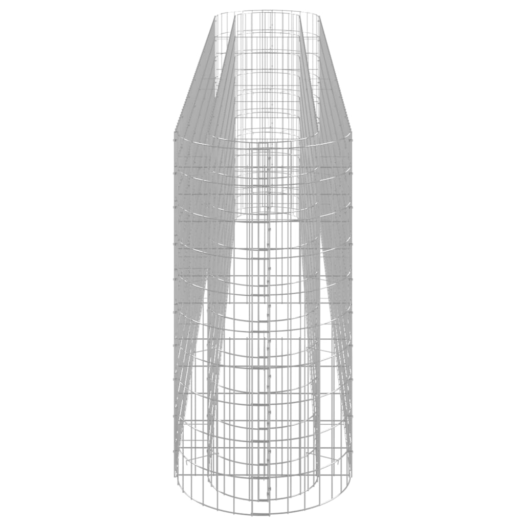 Gabion høybed galvanisert jern 330x50x100 cm