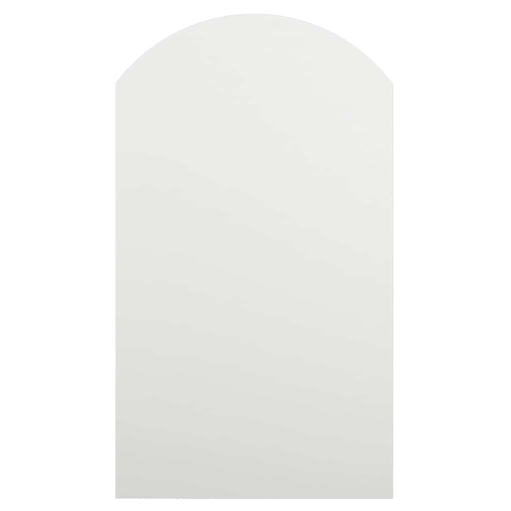 Veggspeil med LED-lys 70x40 cm glass oval