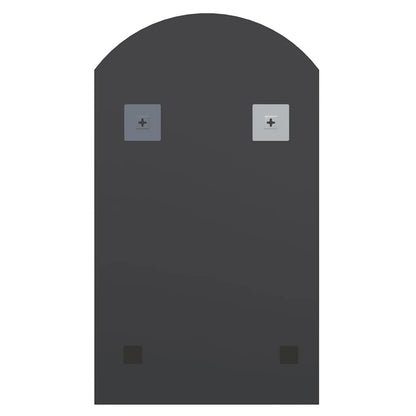 Veggspeil med LED-lys 70x40 cm glass oval