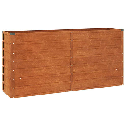 Høybed rust 160x40x77 cm cortenstål