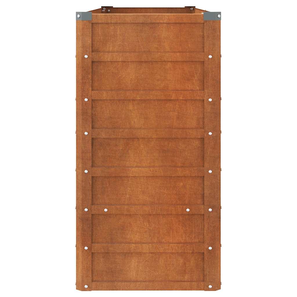 Høybed rust 160x40x77 cm cortenstål