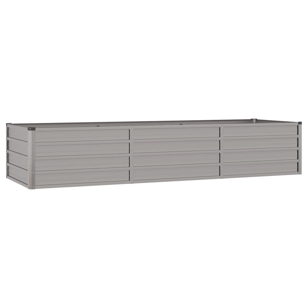 Utendørs Blomsterkasse Plantekasse Metall rust 240x80x45 cm cortenstål