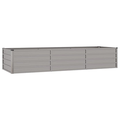 Utendørs Blomsterkasse Plantekasse Metall rust 240x80x45 cm cortenstål