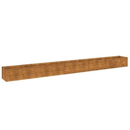 Høybed til hage 482x50x36 cm cortenstål