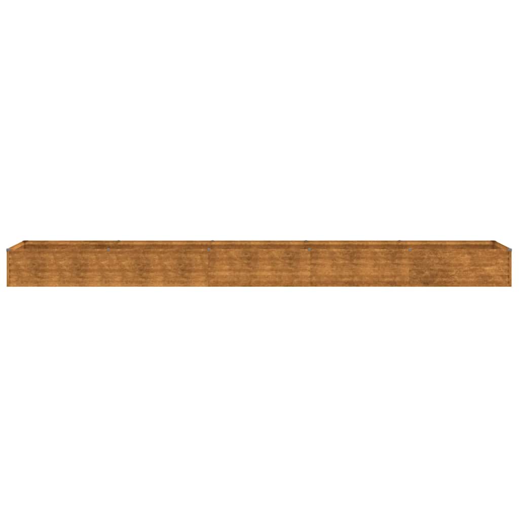 Høybed til hage 482x50x36 cm cortenstål