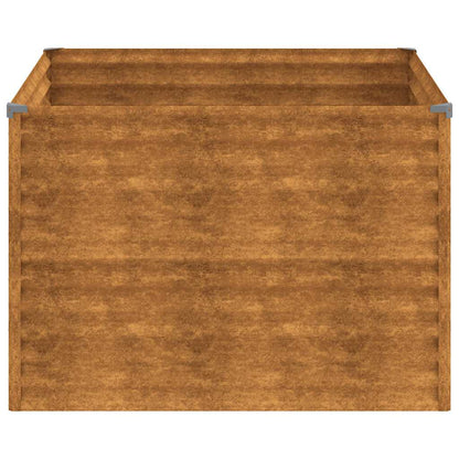 Høybed 100x100x69 cm cortenstål