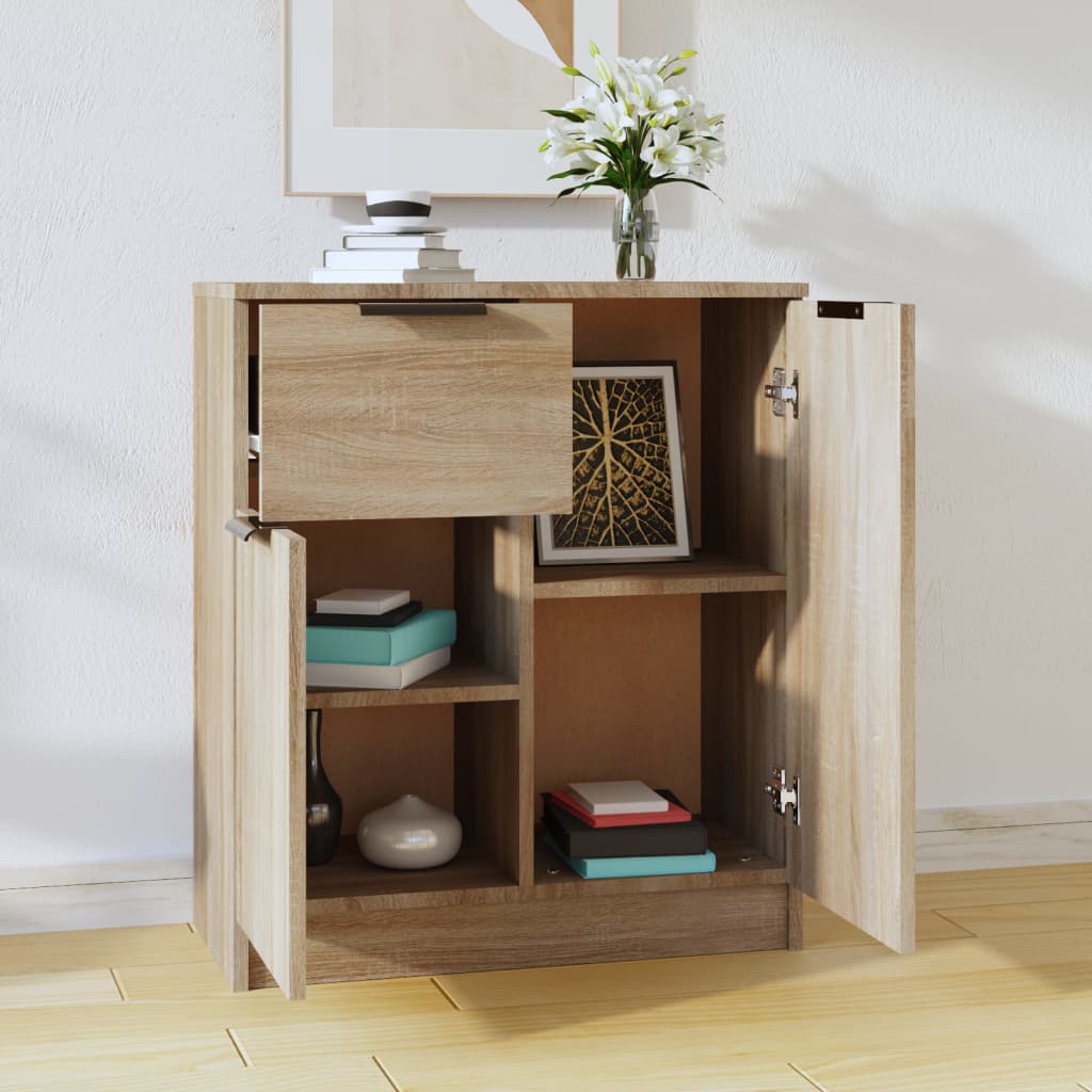 Skjenk sonoma eik 60x30x70 cm konstruert tre