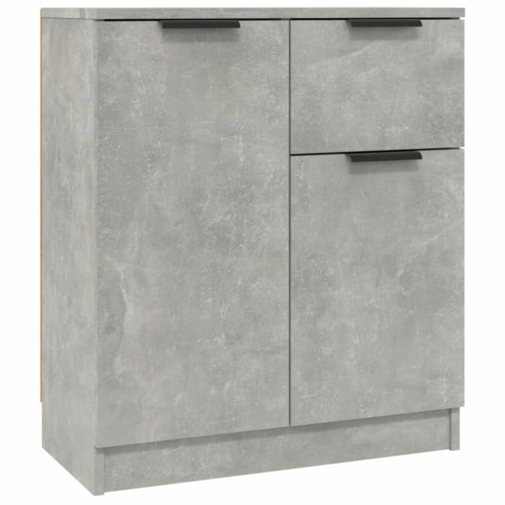 Skjenk betonggrå 60x30x70 cm konstruert tre