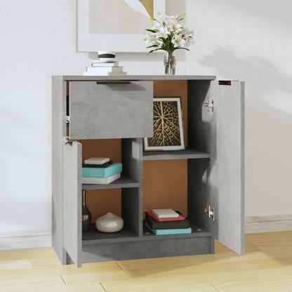 Skjenk betonggrå 60x30x70 cm konstruert tre