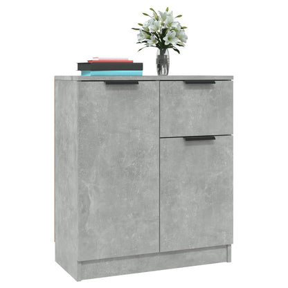 Skjenk betonggrå 60x30x70 cm konstruert tre