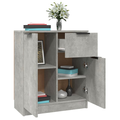 Skjenk betonggrå 60x30x70 cm konstruert tre