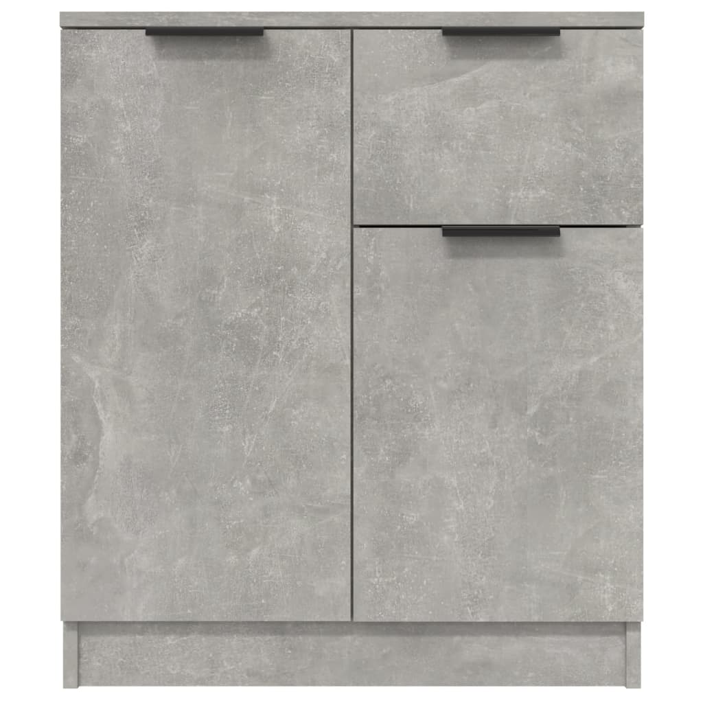 Skjenk betonggrå 60x30x70 cm konstruert tre