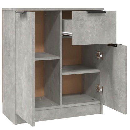 Skjenk betonggrå 60x30x70 cm konstruert tre
