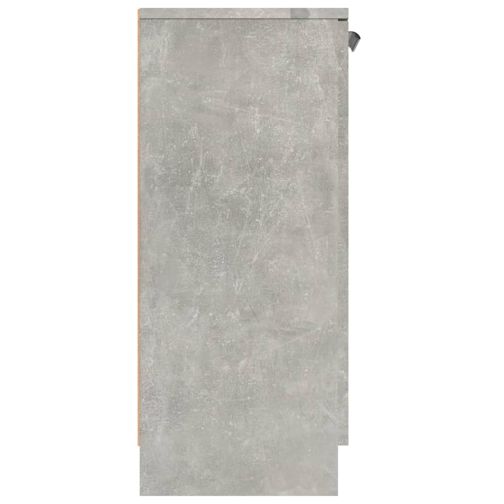Skjenk betonggrå 60x30x70 cm konstruert tre